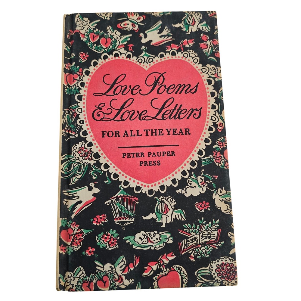 Love Poems & Love Letters For All The Year Peter Pauper Press Vintage Hardcover